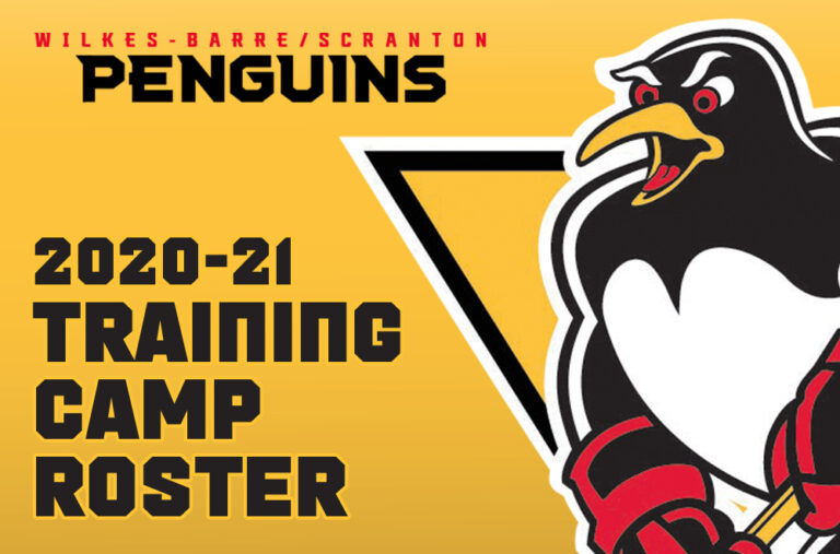 PENGUINS ANNOUNCE ROSTER FOR 2020-21 TRAINING CAMP