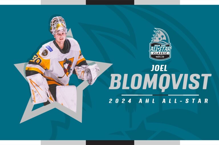 JOEL BLOMQVIST NAMED TO 2024 AHL ALL-STAR CLASSIC