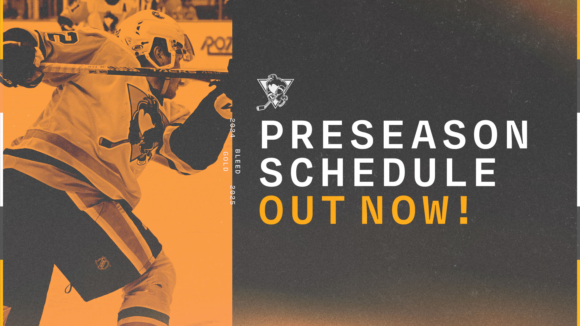 PENGUINS ANNOUNCE FOUR PRESEASON GAMES