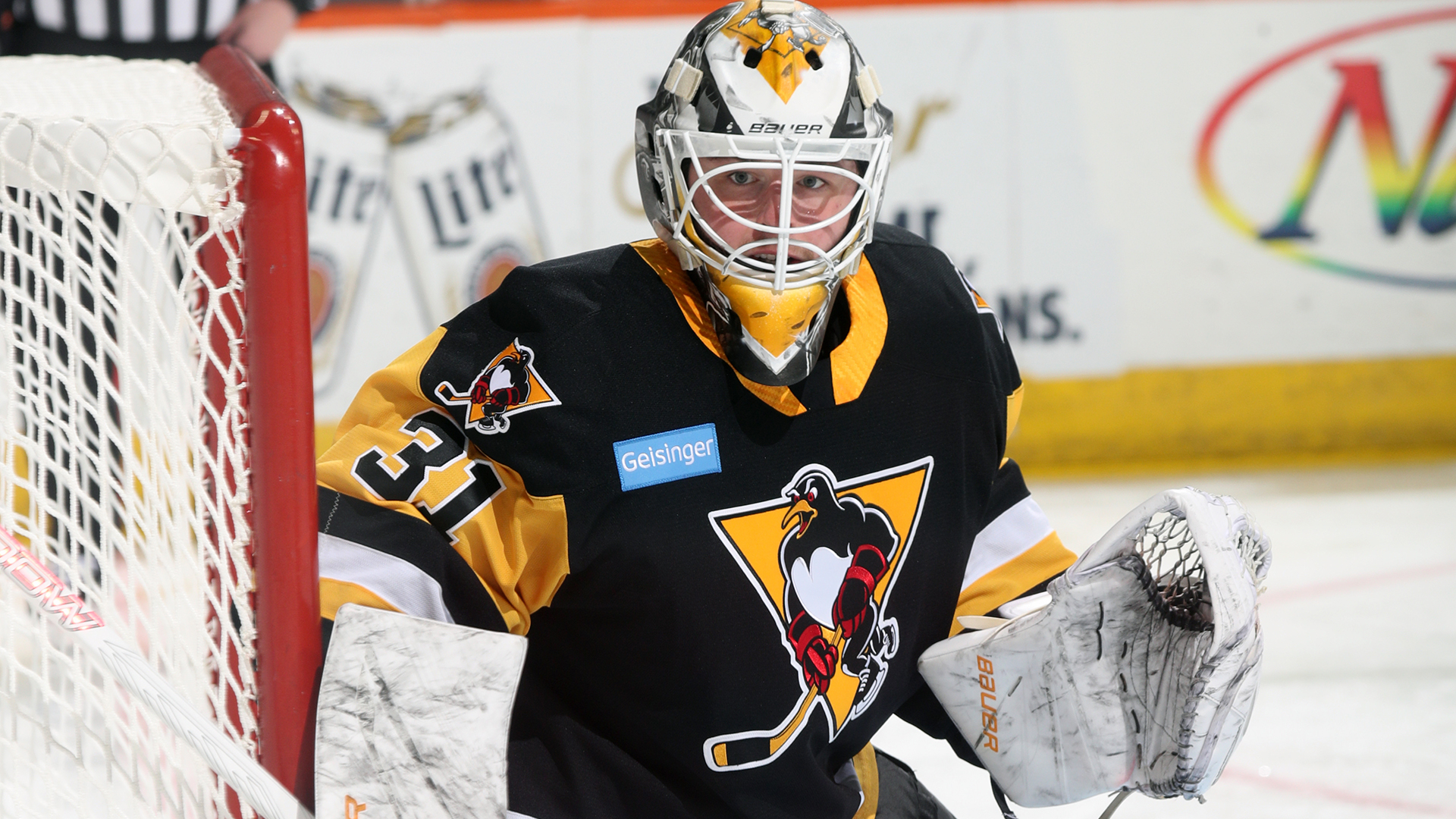 LARSSON’S 41-SAVE SHUTOUT LEADS PENGUINS TO 3-0 WIN