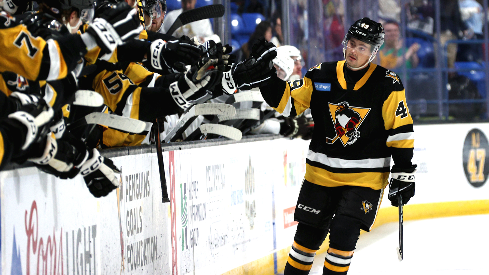 PENGUINS RALLY TO BEAT BEARS IN SCHOOL-DAY SHOOTOUT