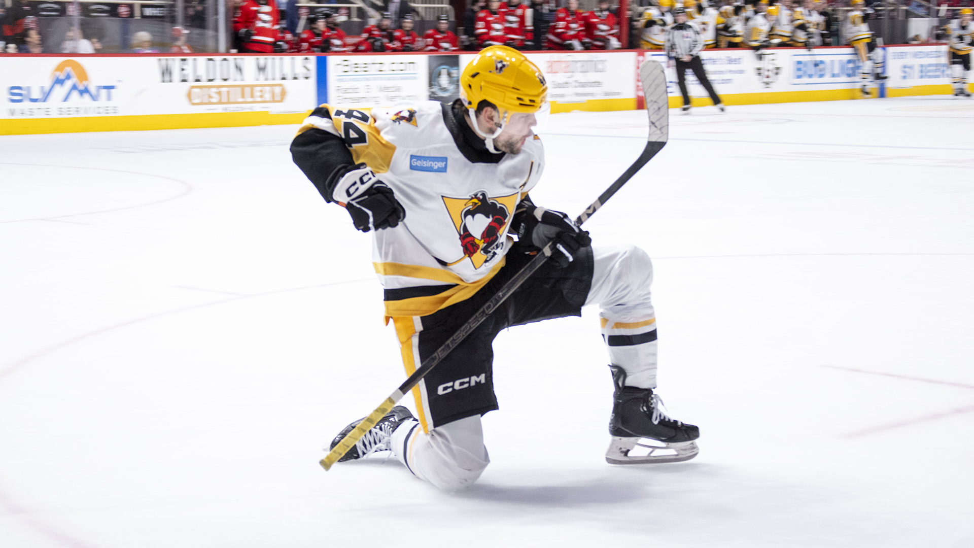 GRUDEN’S SHORTY LIFTS PENGUINS OVER CHECKERS, 3-2