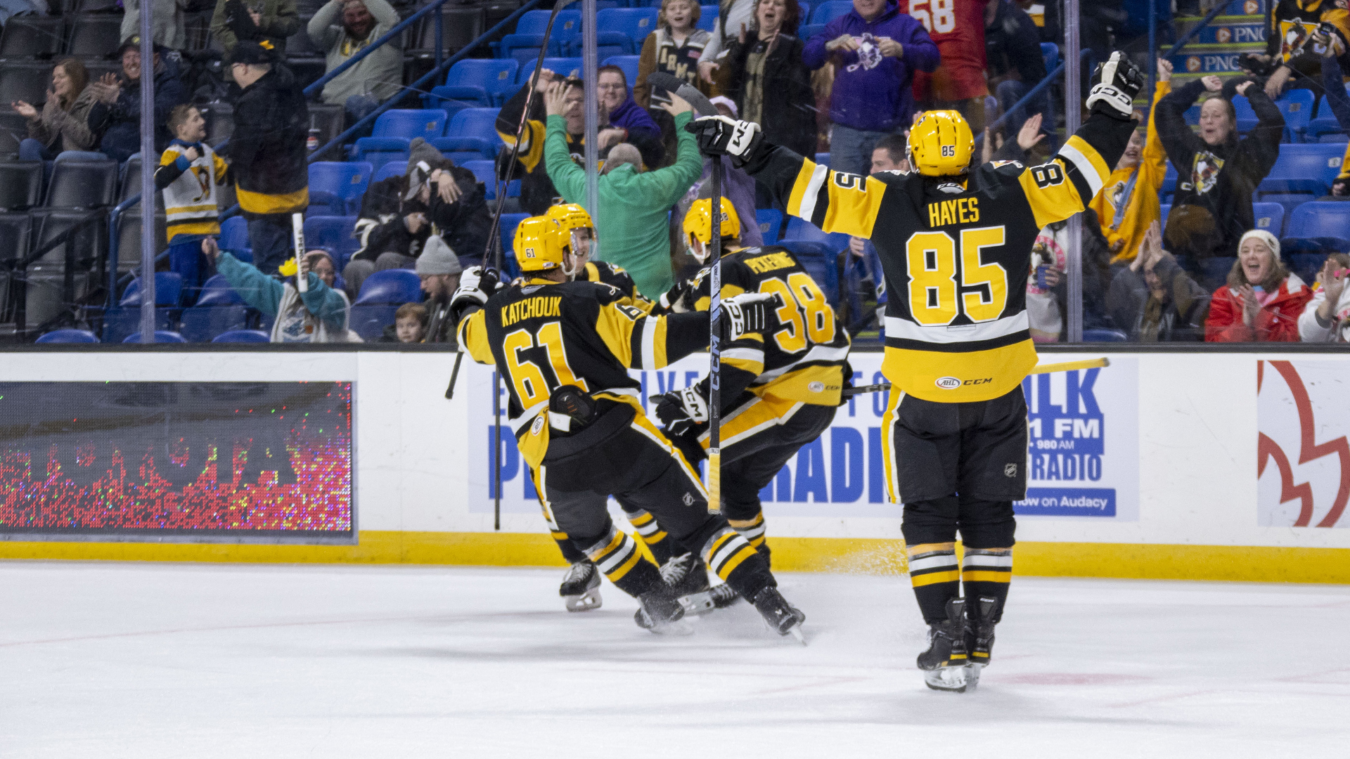 PICKERING CAPS PENS’ EPIC RALLY OVER MONSTERS, 5-4