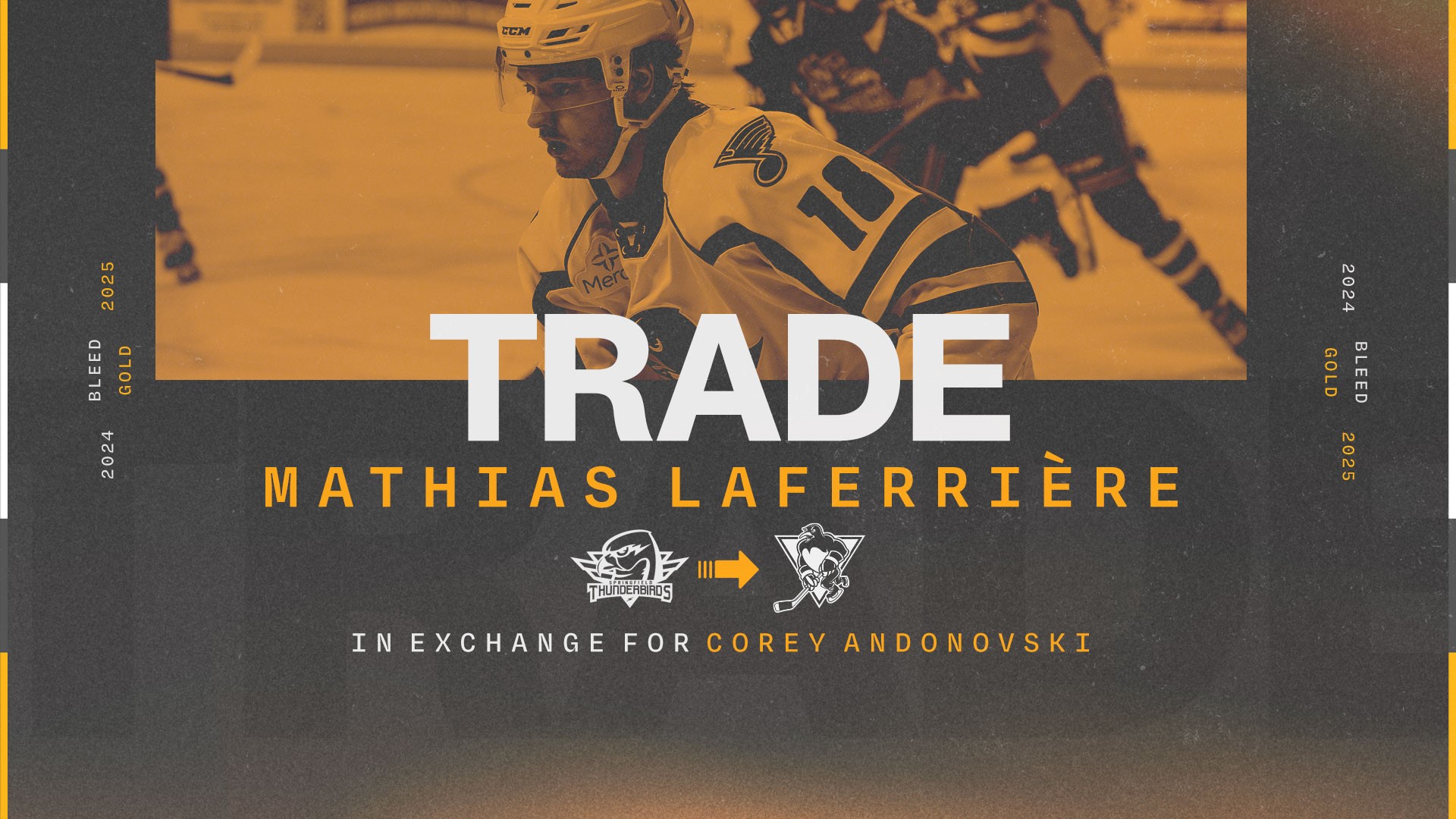 PENGUINS ACQUIRE FORWARD MATHIAS LAFERRIÈRE